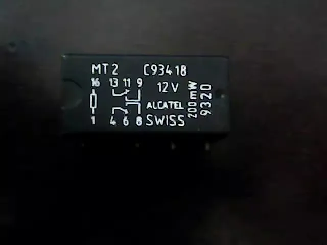 (10 шт.) Tyco разборка реле б/у MT2 C93418-12V 8 футов