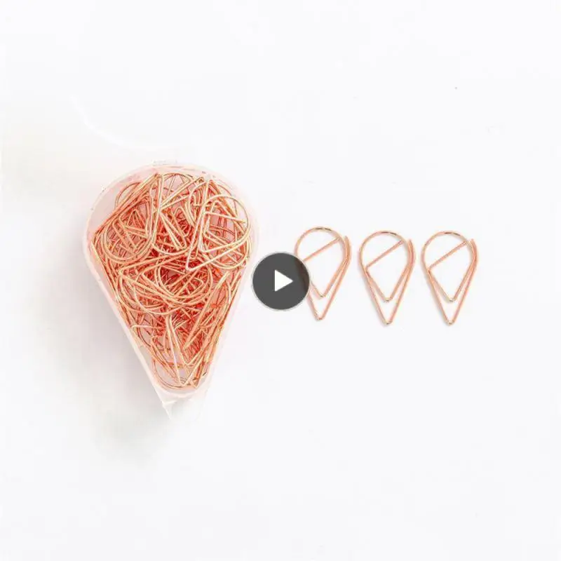 

Handmade Binder Clip Gold Clip Diy Material Shop Cute Small Clip School Office Supplies Rose Palm Bookmark Small Fresh Gift
