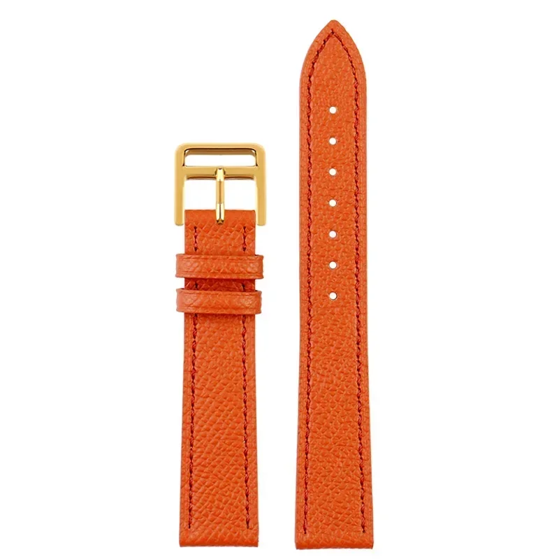 Фото Ремешок из натуральной кожи для часов подходит для Hermes 14 мм, 16 мм, 18 мм, модный удобный мягкий браслет из воловьей кожи №5