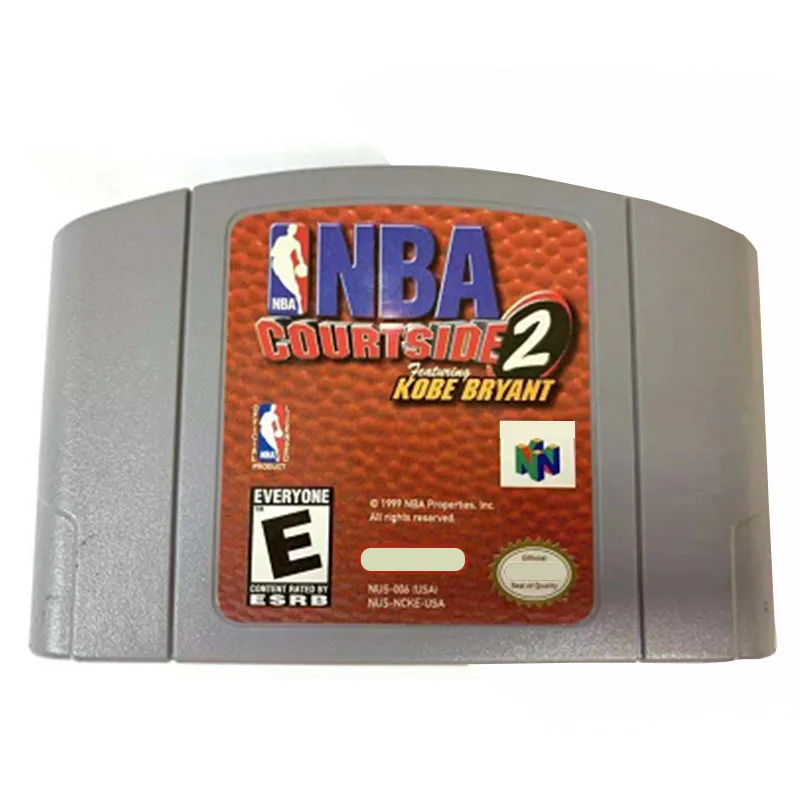 

NBA 2 Courtside N64 Game Card Series Is Suitable for N64 Version, American English Version and Japanese Animation Toy Gift.