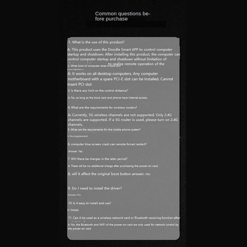 Переключатель сброса мощности компьютера Tuya