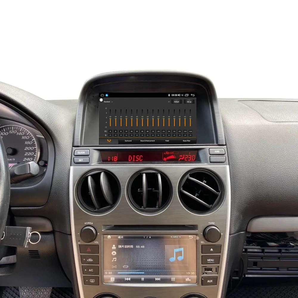 Для Mazda 6 2004-2015 Android Tesla Style Автомобильная аудиосистема GPS-навигация для автомобиля
