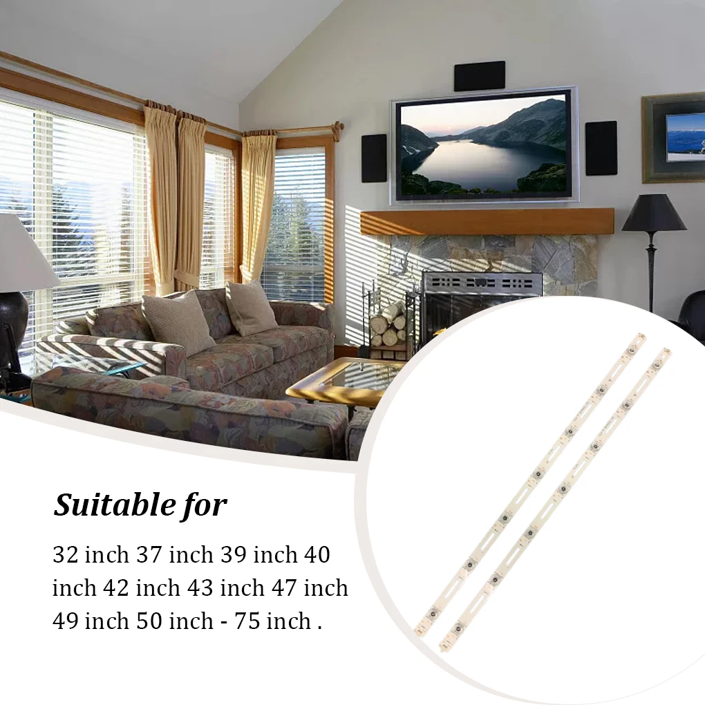 

2 Pieces LED Backlight Strip Equipment Living Room Adornment Universal Small String Lamp Scene Layout Light Type 1