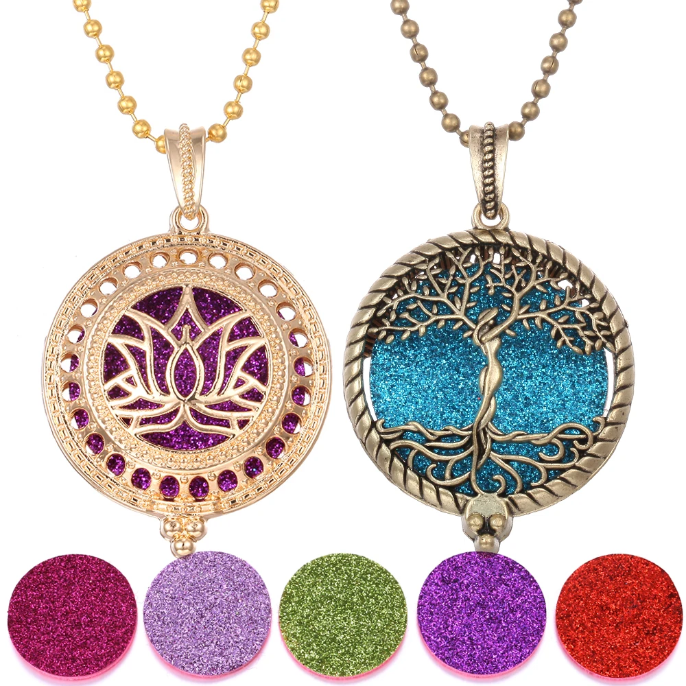 Ювелирные украшения для ароматерапии ожерелье с диффузором эфирного масла