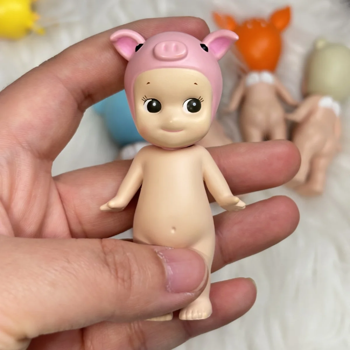Мини-фигурка Sonny Angel из серии животных 2005 года, версия 2. Без коробки, без пакета. Мышь, белый медведь, оленёнок, корова, свинья, овца, жираф. (art.: 3920d994baaef) - 3920d994baaef