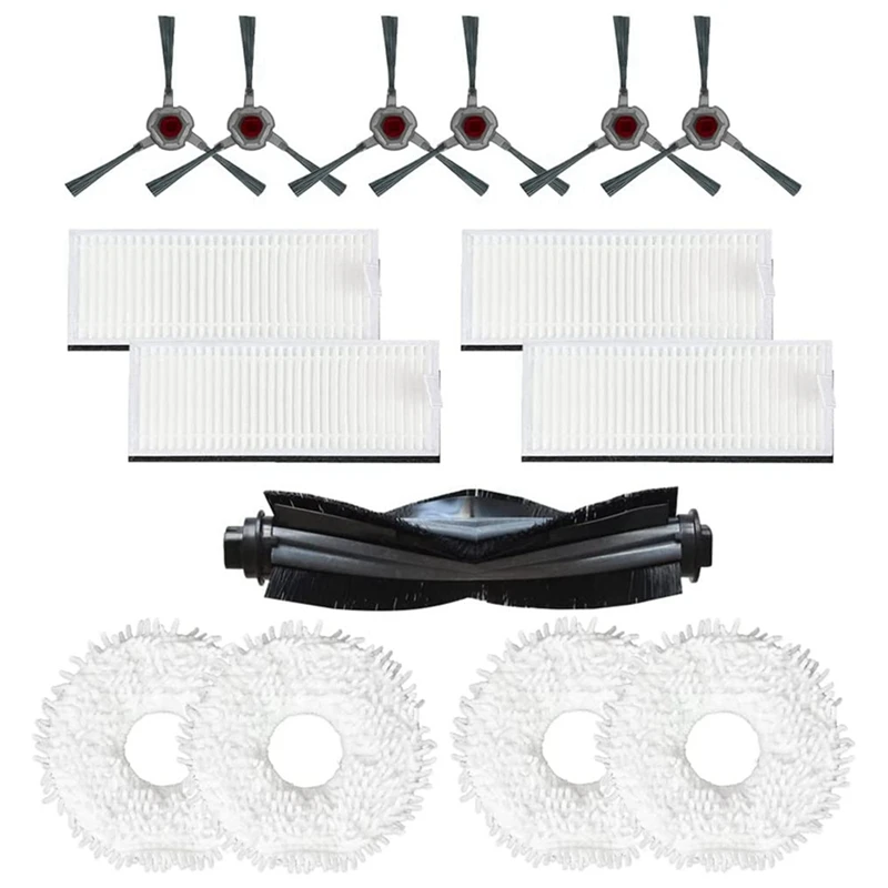 

Фильтр НЕРА, основная боковая щетка, ткань для швабры Для ECOVACS N9 N9 + запчасти для робота-пылесоса