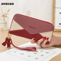 new womens wallet multi card wristband clutch wallet long money bag fashion phone bag zipper student purse cartera mujer