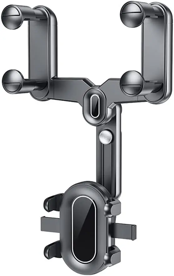 

Mobile Phone Holder Car Phone Holder Rearview Mirror Phone Mount 360° Swivel and Retractable Phone Holder Navigation Bracket Cl