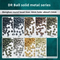 4mm round beads toho dongbao solid metal series rice beads diy hand beaded material jewelry accessories imported from japan
