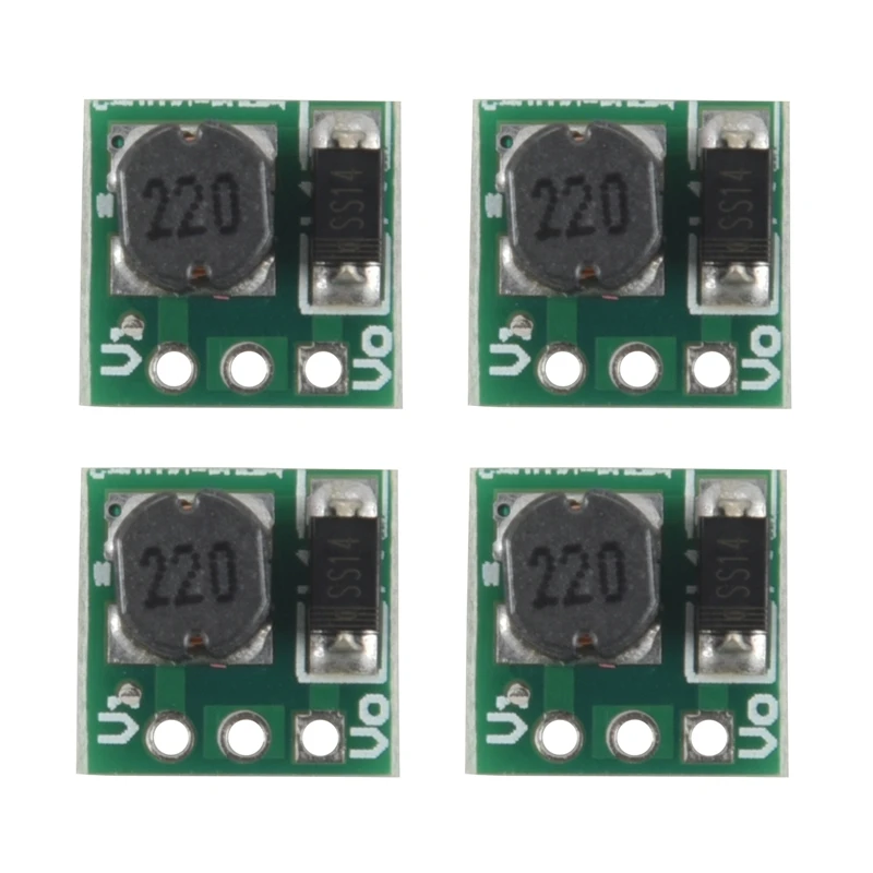 

4X 0.9-5V To 5V DC-DC Step-Up Power Module Voltage Boost Converter Board 1.5V 1.8V 2.5V 3V 3.3V 3.7V 4.2V To 5V Green