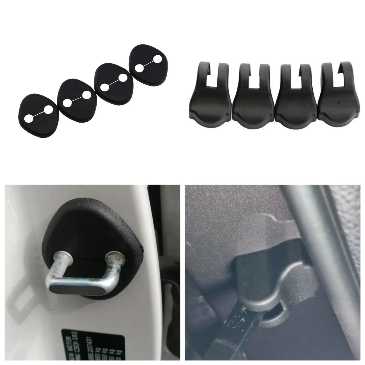 

Комплект Из 8 Защитных Накладок На Замки Дверей Для Hyundai Elantra, Sonata 8, Santa Fe