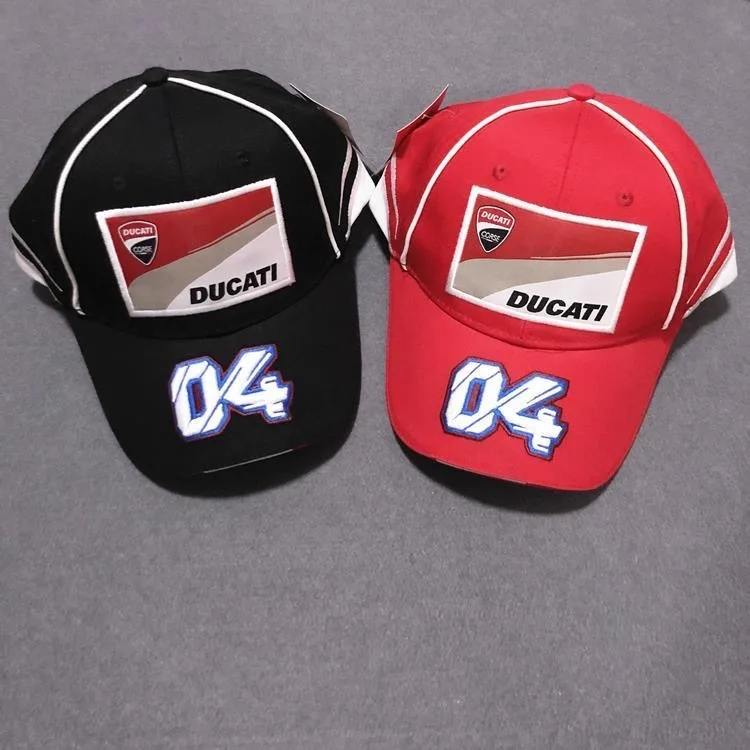 

2023 new high-quality official flagship store hot sale Ducatis hat men's motorcycle baseball cap F1 racing No. 04 duck tongue