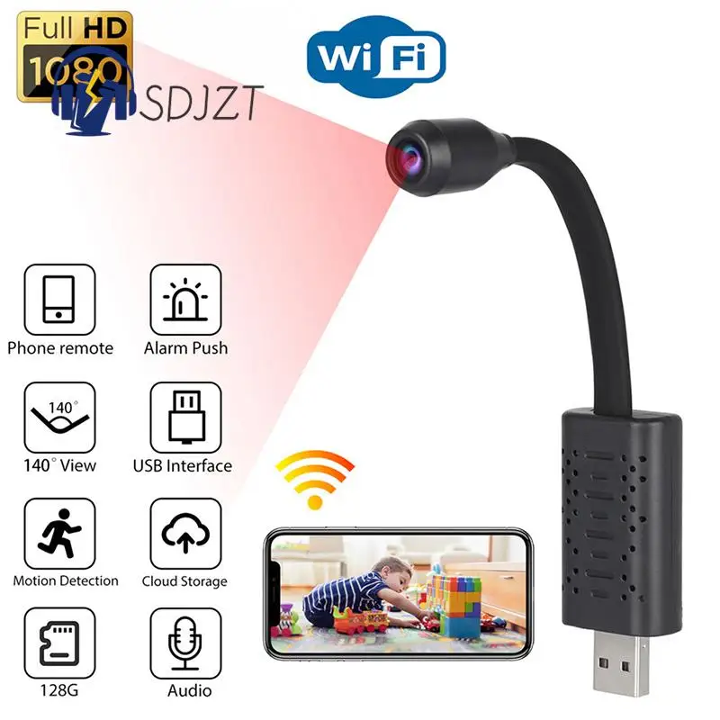 

Mini Camera U21 A9 Mini Camera 4K Wifi Portable P2P IP/AP Remote Control USB Surveillance Camera HD 1080P