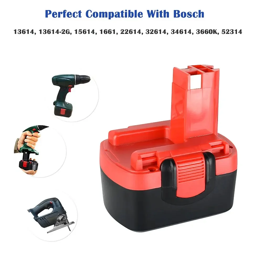 Аккумуляторная батарея 9800 Ач 14 4 мАч Ni-MH 2607335533 в для Bosch BAT038 BAT140 BAT040 BAT041 BAT159 2607335711