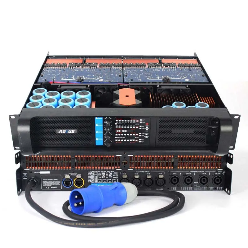 

Professional class TD power amplifier high quality 4 channel 1000w power amplifier
