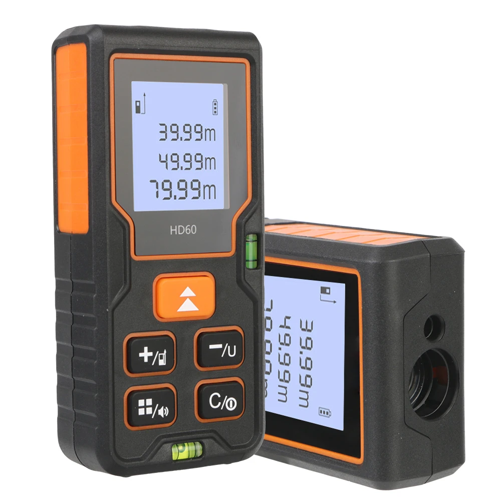 

Infrared Rangefinder Handheld Electric Gauge 40m/60m High precision Area Volume Measuring instrument Laser Distance Meter