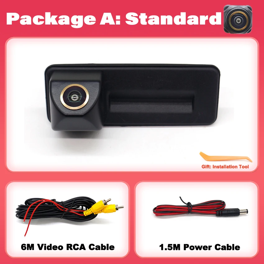 

ПЗС HD 170 ° Камера заднего вида «рыбий глаз» для Skoda Superb MK2 2008 2009 2010 2011 2012 2013 2014, камера багажника с ручкой автомобиля, монитор