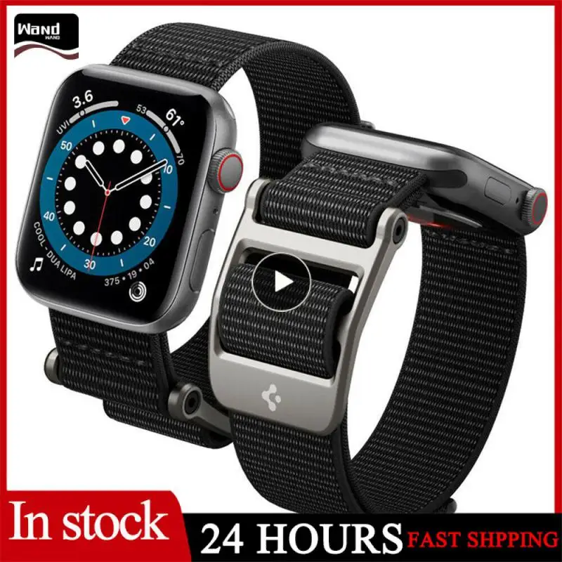 

Ремешок Spigen DuraPro Flex для Apple Watch, ремешок 49 мм 45 мм серии 7 и 44 мм серии 6/SE/5/4 и 42 мм, 3/2 нейлоновый ремешок для часов