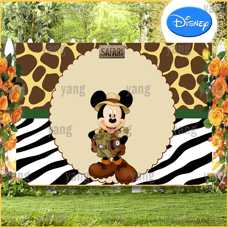 

Фон для фотосъемки с изображением ковбоя Мауса Микки Мауса