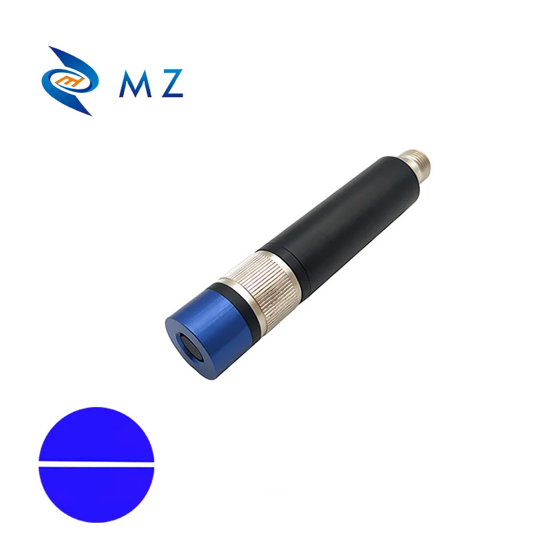 

Adjustable Focusing D18mm 450nm 150mW Powell Lens Uniform Blue Line TTL/PWM Laser Module Industrial Grade