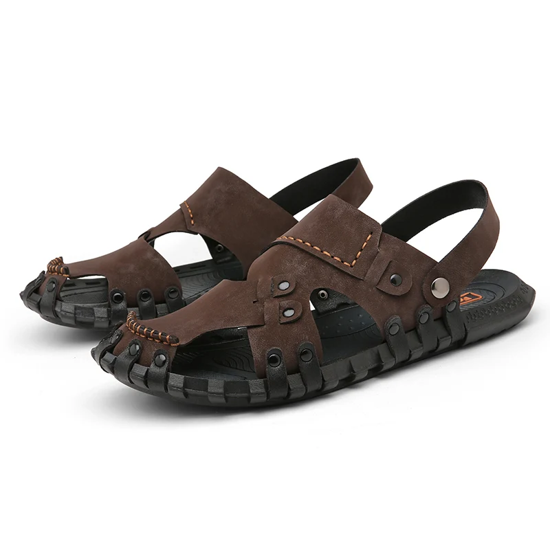 Men Clogs Sandals Summer Outdoor SlippersBeach Aqua Shoes Men Slip On Garden Sandals Casual Shoes Water Shoes Quick-Drying