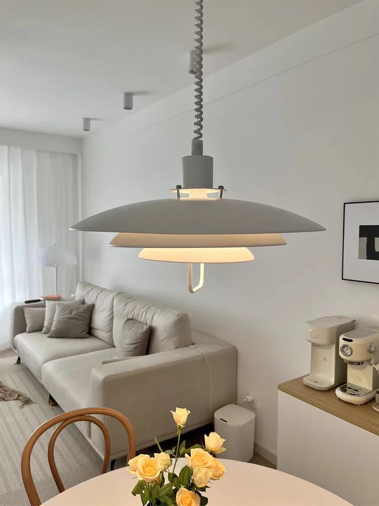 

Denmark PH5 telescopic restaurant pendant lamp Nordic Japanese minimalist bar dining hall elevator flying saucer lamp