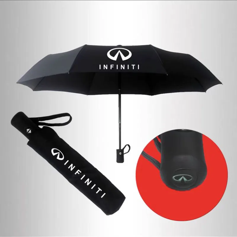 

Portable Umbrella Fully-Automatic Umbrella Rain Gift Parasol Travel Car Umbrella For Infiniti Q50 Q60 Q70 QX55 G37 JX35 QX50 60