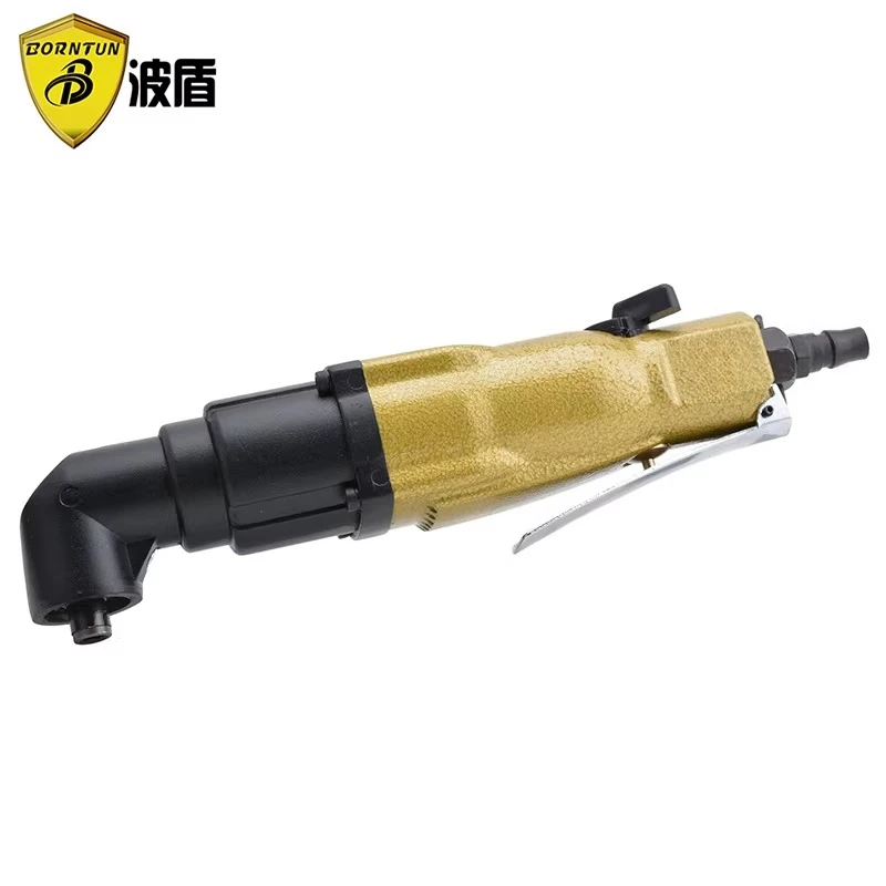 Фото Пневматическая отвертка Wave Shield Elbow Air Screwdriver 8H, угловая пневмоотвертка 90 градусов, L-образная пневматическая отвертка Bd-8Hw №1