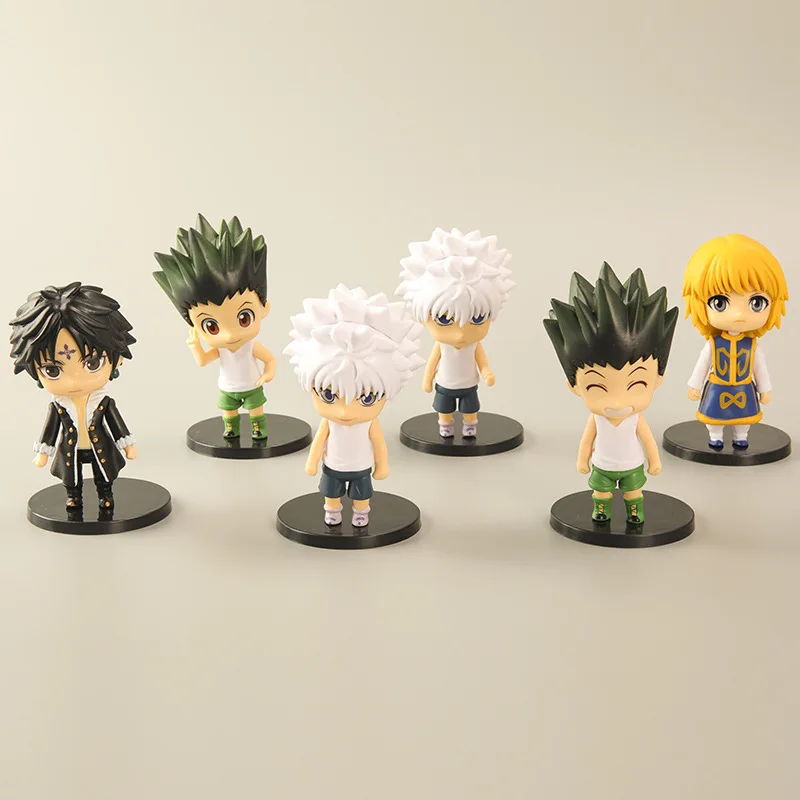 

Hunter X Hunter Toy Figures Man Kurapika Chrollo Lucilfer Killua Zoldyck Anime Figure Toys Figure Woman PVC Furnishing Articles