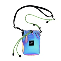 waterproof casual men shoulder bag crossbody bags mini purse wallet messenger bag men small travel pouch holographic