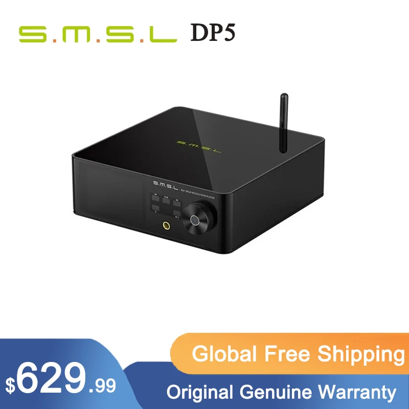 

Проигрыватель для наушников SMSL DP5, usb, Bluetooth