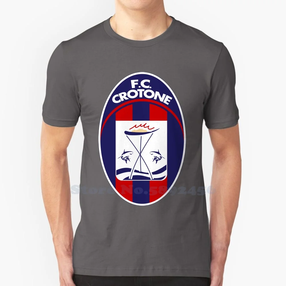F.C. Футболка с логотипом бренда Crotone уличная одежда высококачественные футболки