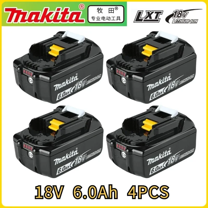 Оригинальная Аккумуляторная Батарея Makita 18 в 6 0 Ач ~ 9 A для BL1830B BL1840BL1840B BL1850 BL1850B BL1830