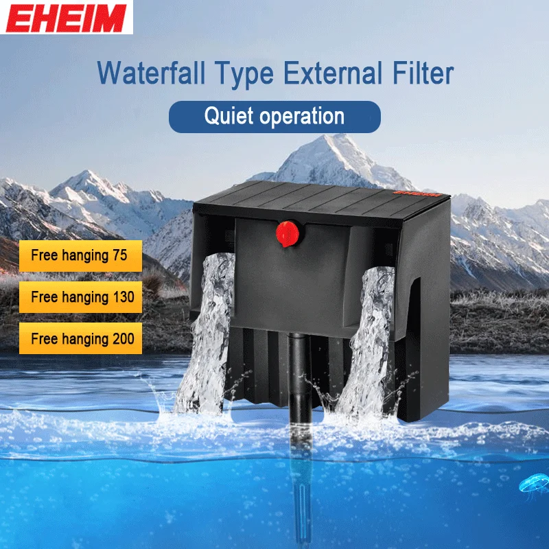 

EHEIM Liberty 75 130 200 Hang-on Filter for Aquarium Silent Waterfall Filter Pump Fish Tank External Flow Regulated