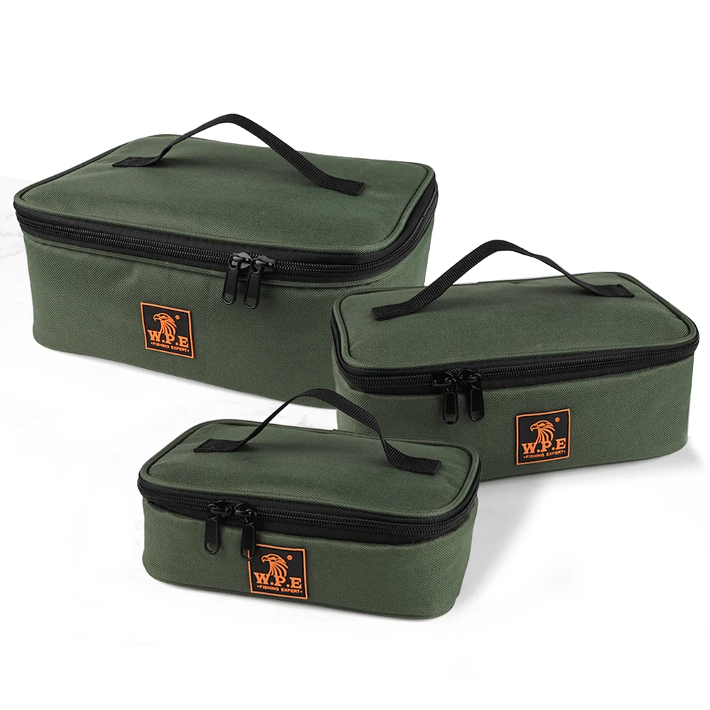 

Fishing Reel Storage Bag Multi-Purpose Large Capacity Outdoor Fishing Tackle Organizer Bait Line Reel Tools Storage Case Bags