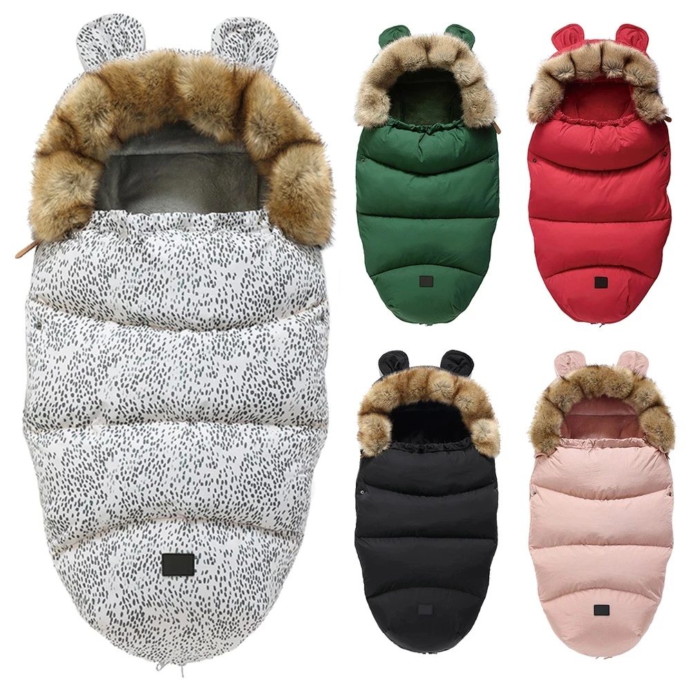 

For Stroller Dropshipping Envelope In A Stroller Baby Sleeping Bag Winter Socks Sleep Bag Windproof Warm Sleepsack Baby Footmuff