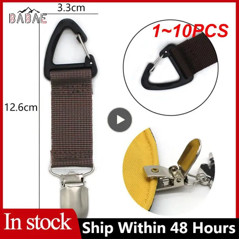 

1~10PCS Hat Clip for Camping Traveling Hanging on Bag Handbag Backpack Luggage for Adults Outdoor Travel Beach Camping
