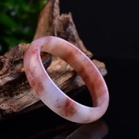 hot selling natural hand carved jade violet bangle 54 64mm fashion jewelry bracelet accessories men women luck gifts