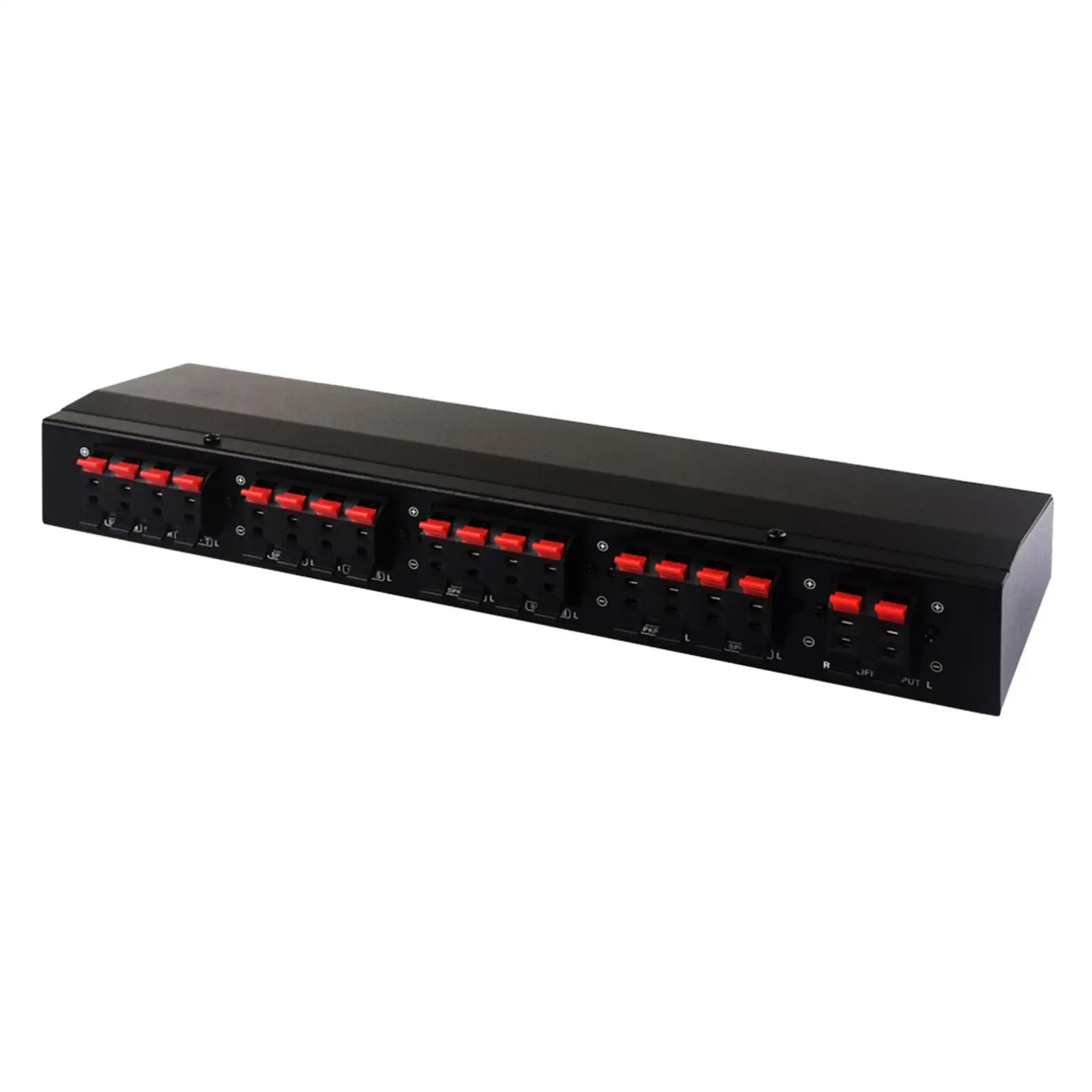 

1 in 8 Out Power Amplifier Selector Loudspeaker 8-Channel for Stereo Audio