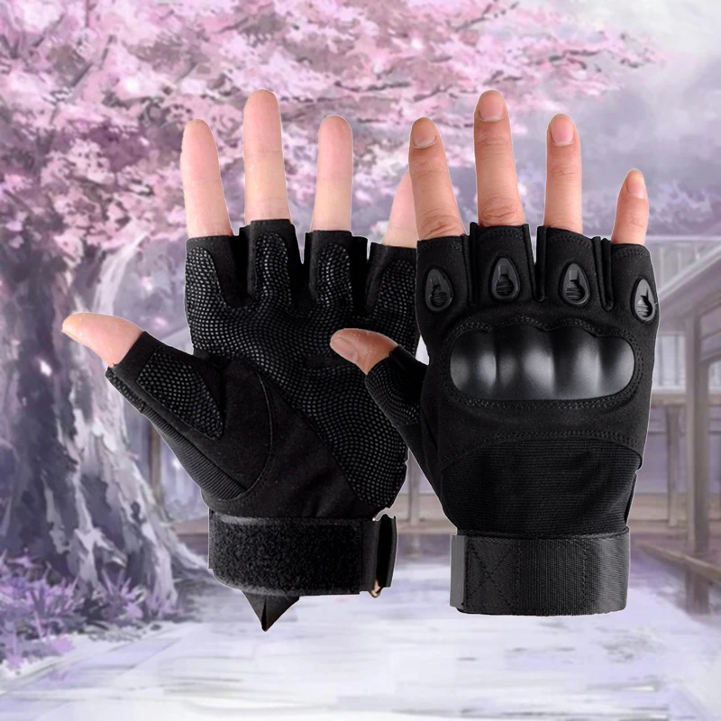 

Gloves Fingerless Gloves Bicycle Motorcycle Hiking Camping Scooter Outdoors Hard Finger Gloves Fingerless Half Finger Fingerless