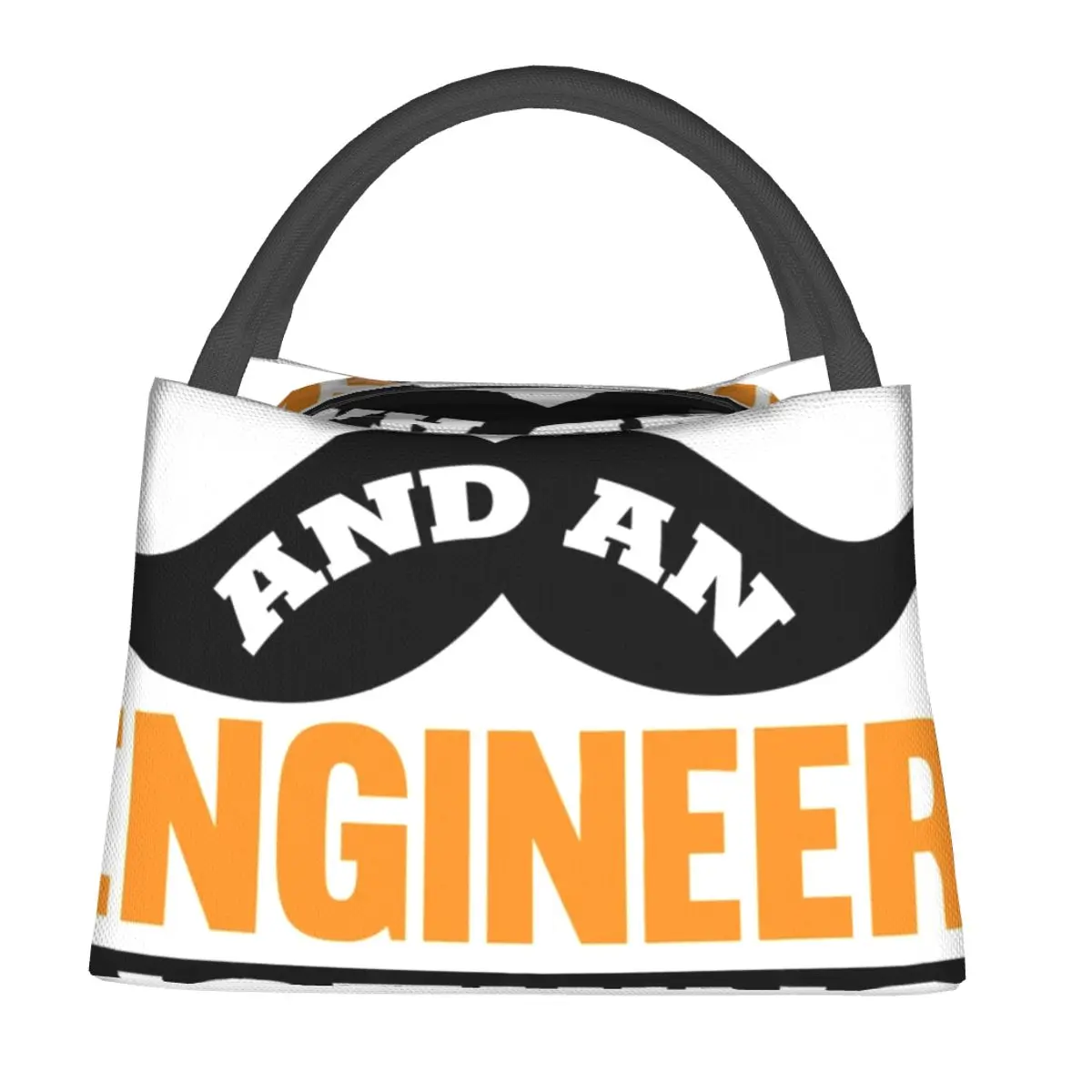 

A Father And An Engineer Lunch Bag Career Vintage Lunch Box Office Portable Thermal Tote Handbags Oxford Designer Cooler Bag