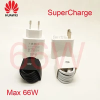 original supercharge charger for huawei p50 p40 mate 40 30 pro plus v40 nova 9 honor 50 11v 6a 66w super charge eu wall charger