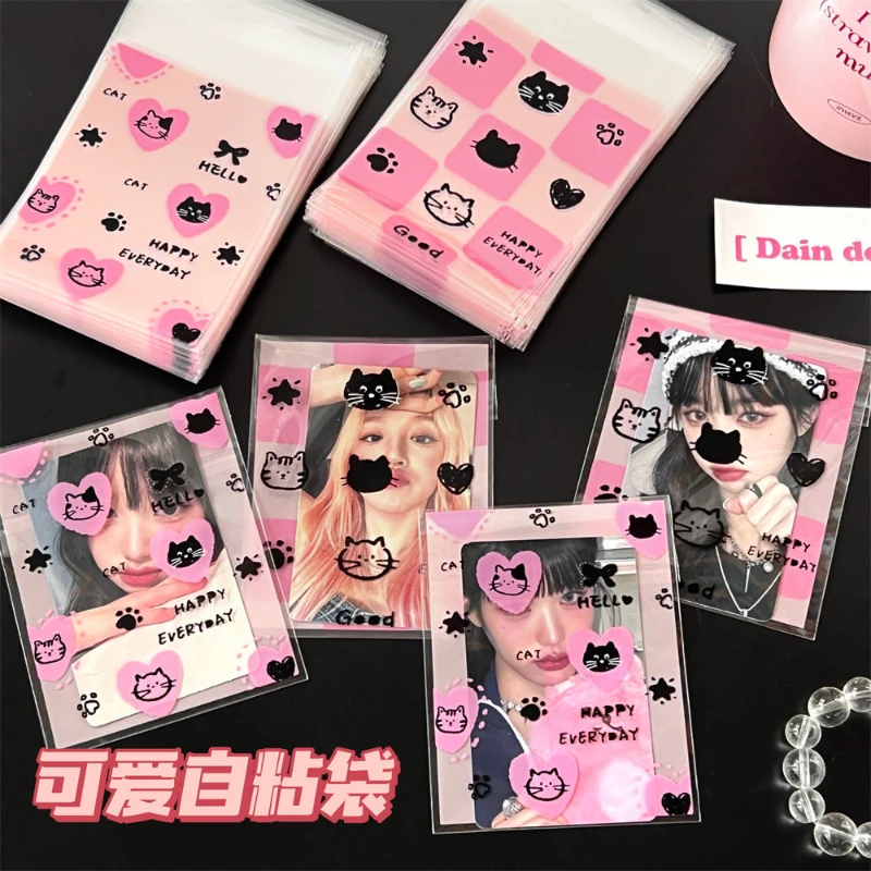 Kawaii hello kitty Милая кошка самоклеящаяся Сумка Высокое качество подарок маленькая