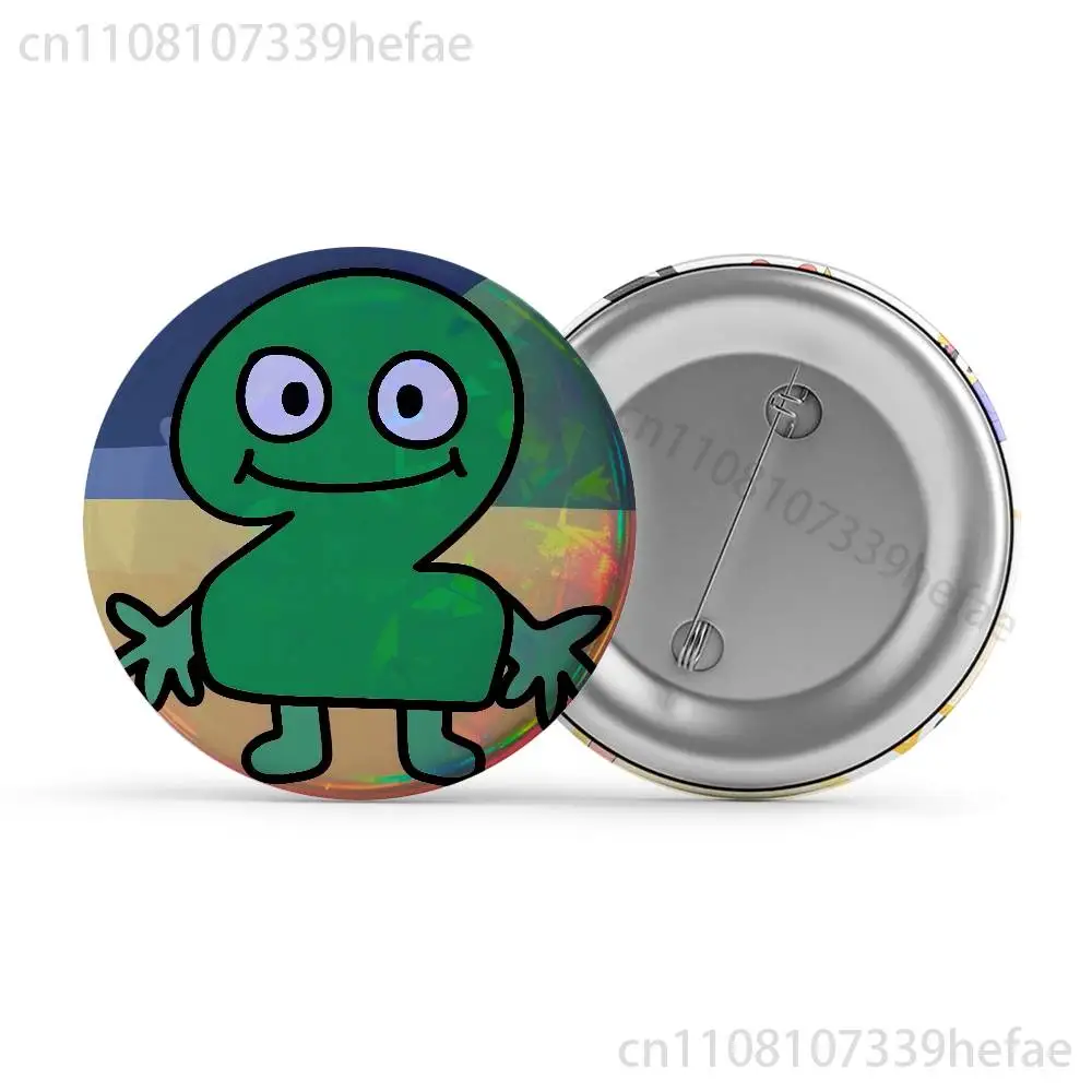 Фото Нагрудный значок B-Battle for Dream I-Island BFDI, круглый, из жести, 44 мм, 32 мм, 58 мм, для декора, подарок №5