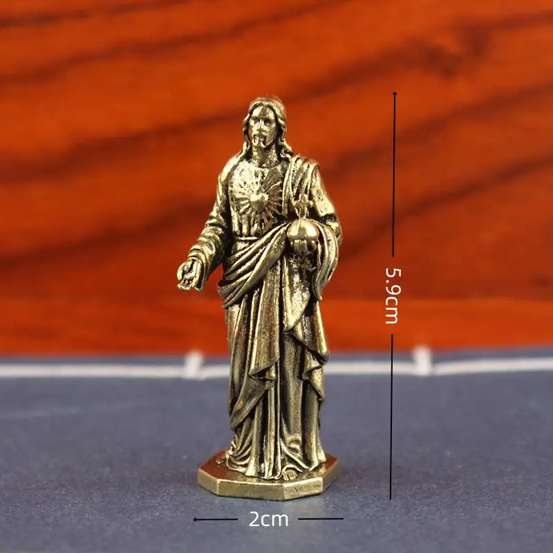 Латунная статуя Бога N2HAO, винтажный стиль