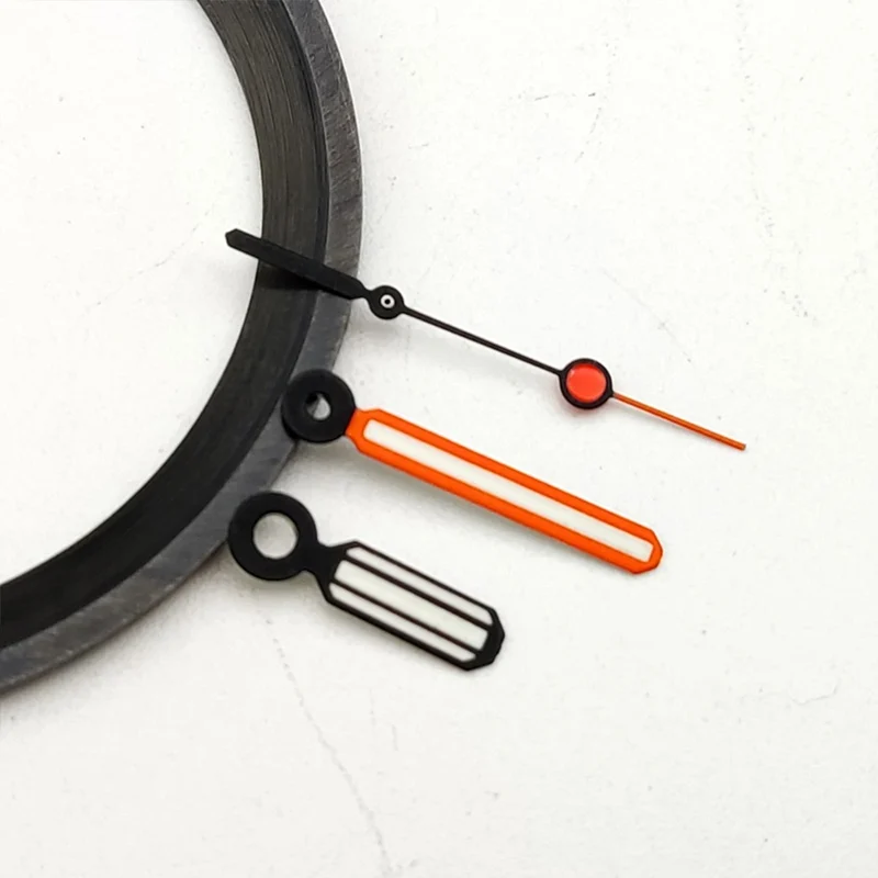 C3 Green Luminous NH35 Hands Fits 7S26 NH35 NH36 4R35 4R36 Watch Movement 8.7mmx13mmx13.5mm Watch DIY Parts