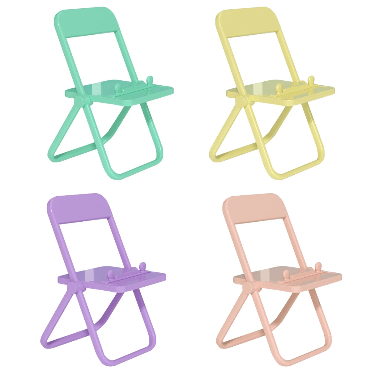 

Популярный держатель для сотового телефона, складной мини-стул в форме сотового телефона, универсальная подставка для сотового телефона яр...