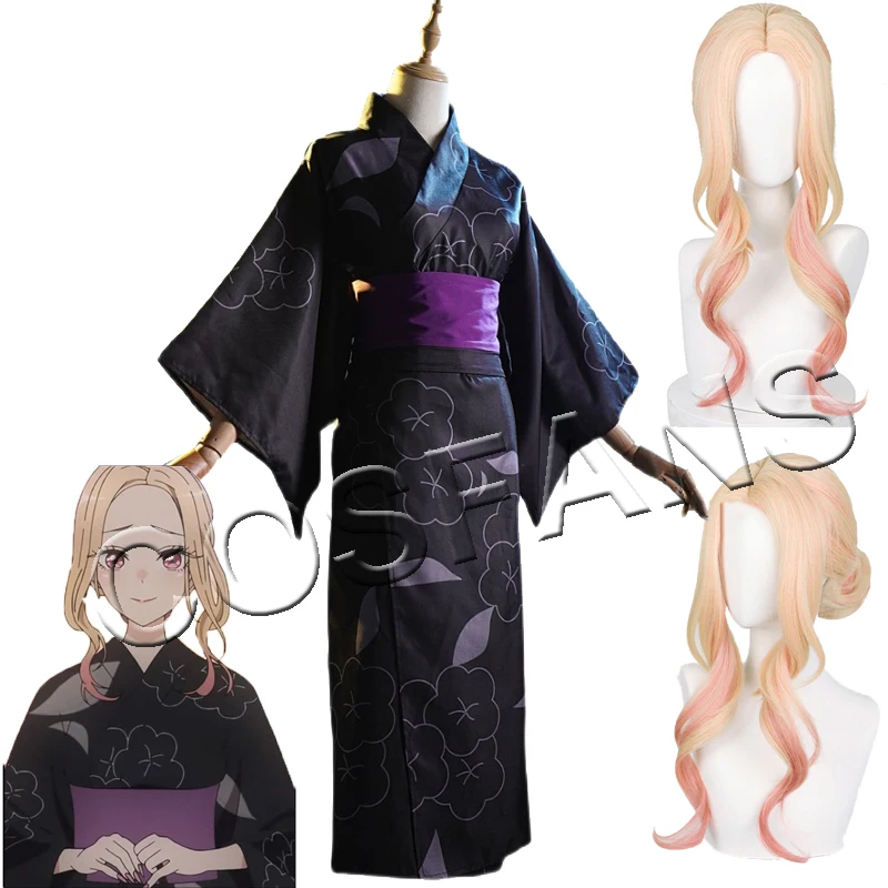 

Anime My Dress-Up Darling Cosplay Kitagawa Cosplay Kimono Ver My Dress Up Darling Cosplay Kitagawa Marin Ukata Wig women men