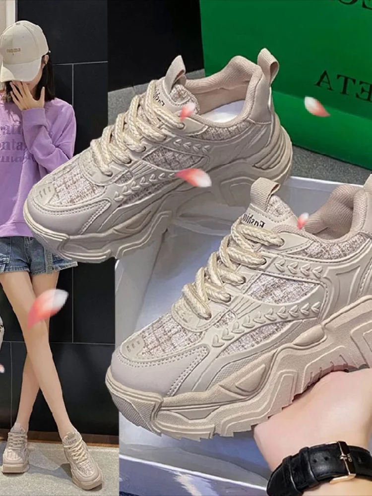 Кроссовки Sewin женские на платформе повседневная обувь для тренировок толстая