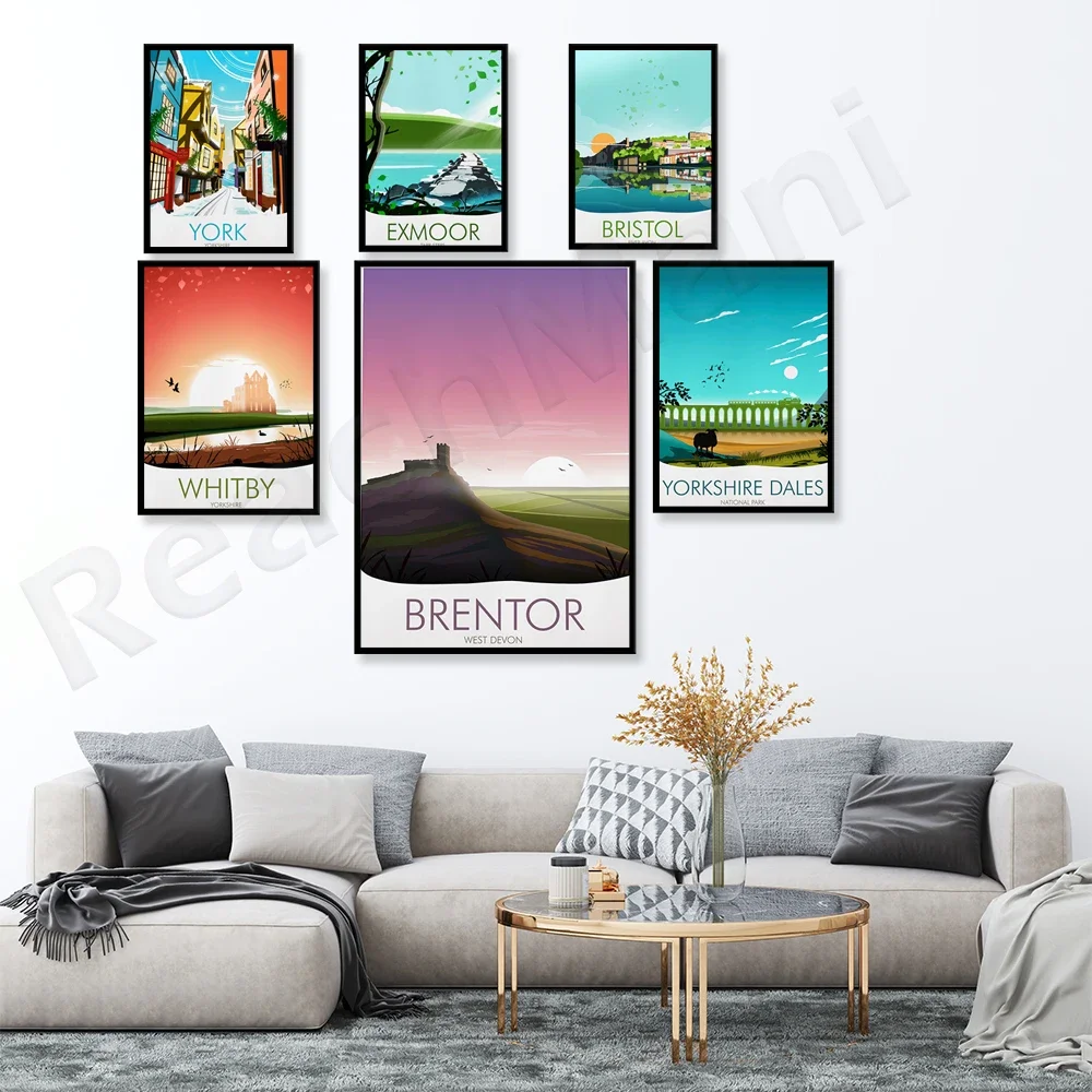 Windermere Lake District Exmoor Salcombe South Devon Brento Dartmoor Snowdon Three Peaks Wales Scaffield Pike travel poste